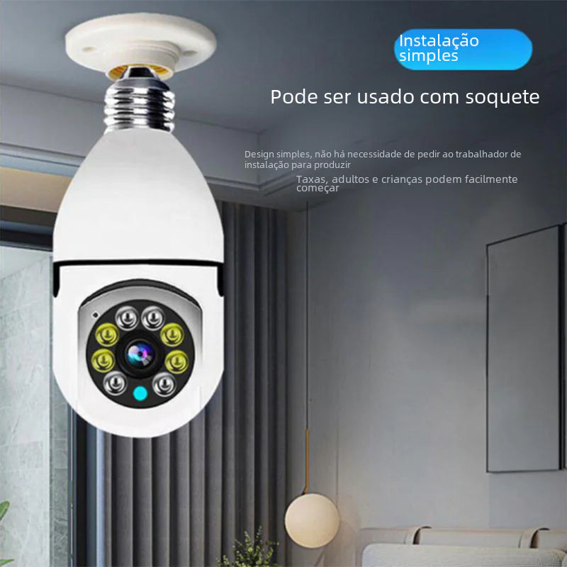Smart 360° Dual Light Wi-Fi Security Camera – Night Vision & Motion Detection