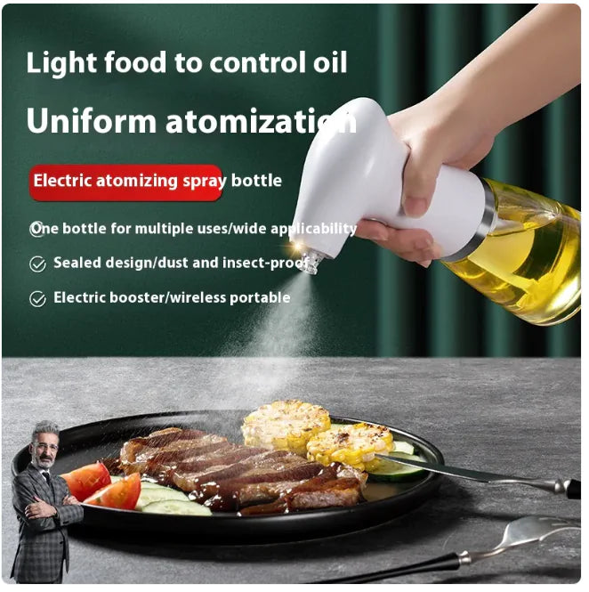Premium Oil Spray Bottle – Precise, Mess-Free Cooking